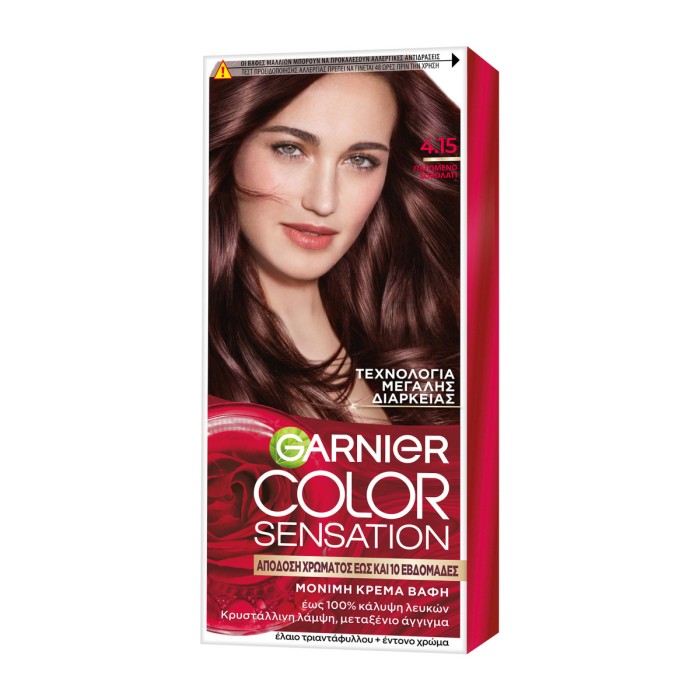 Garnier Color Sensation 4.15 Παγωμένο Σοκολατί, 40ml