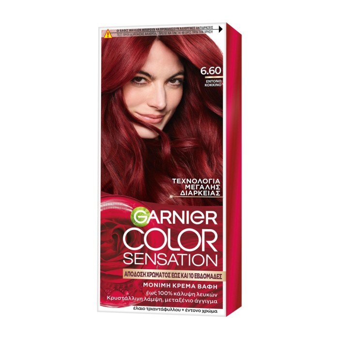 Garnier Color Sensation 6.60 Intense Red, 40ml