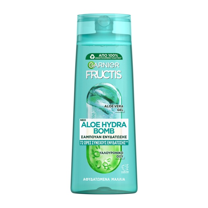 Fructis Aloe Hydra Bomb - Σαμπουάν Ενυδάτωσης, 400ml
