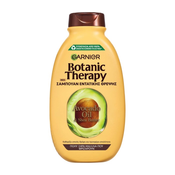Botanic Therapy Avocado Oil & Shea Butter Shampoo, 400ml
