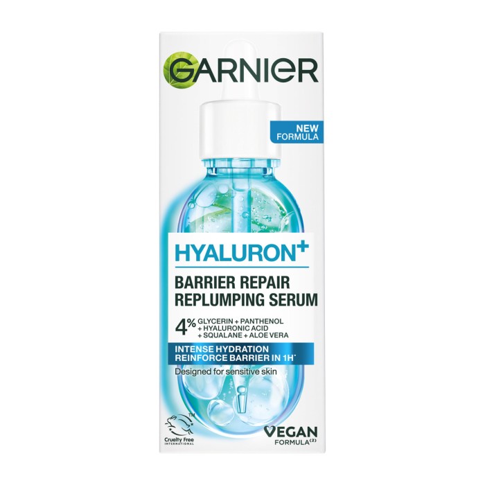 Garnier Hyaluronic Aloe -  Ορός Ενυδάτωσης Προσώπου, 30ml