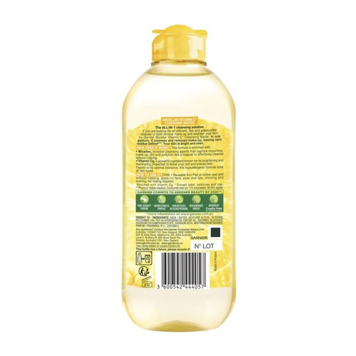 Garnier SkinActive - Νερό Micellar με Βιταμίνη C, 400ml