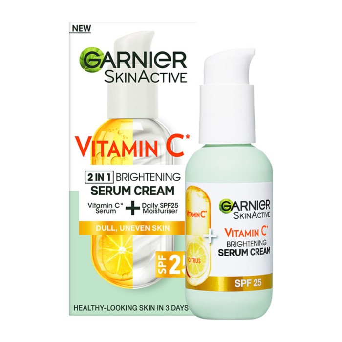 Garnier Vitamin C 2in1 Brightening Serum Cream, 50ml