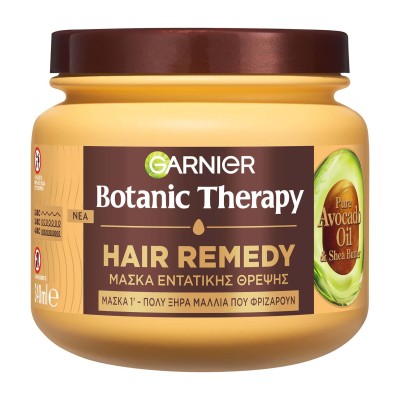 Botanic Therapy Avocado Oil & Shea Butter Hair Remedy Mask, 340ml