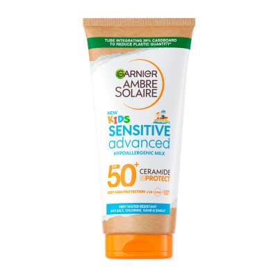 Garnier Ambre Solaire Kids Sensitive Advanced - Αντηλιακό Γαλάκτωμα SPF50+, 175ml