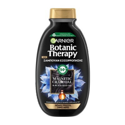Botanic Therapy Magnetic Charcoal Shampoo, 400ml