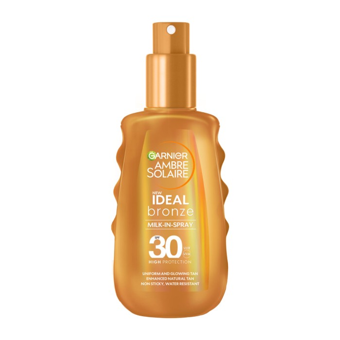 Garnier Ambre Solaire Ideal Bronze - Αντηλιακό Σπρει για Πρόσωπο & Σώμα SPF30, 150ml