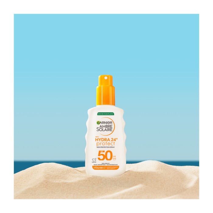 Garnier Ambre Solaire Hydra24h Spray Body Sunscreen SPF50, 150ml