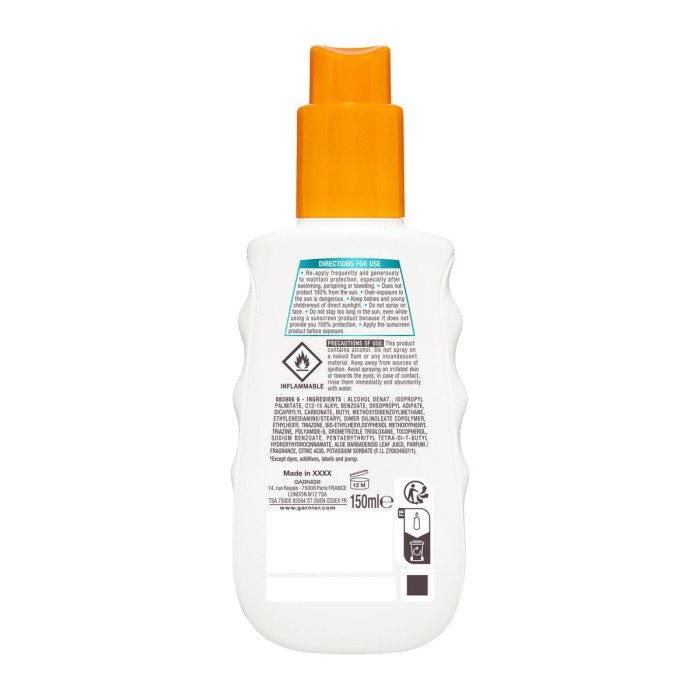 Garnier Ambre Solaire Invisible Protect - Αντηλιακό Σπρει Προσώπου & Σώματος  SPF30, 150ml