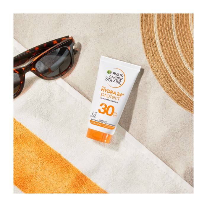 Garnier Ambre Solaire Hydra 24 Protect Milk SPF30 Travel Size, 50ml