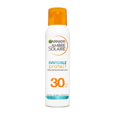 Garnier Ambre Solaire Invisible Protect Spray Waterproof Body Sunscreen SPF30, 200ml