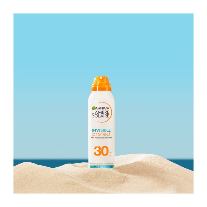 Garnier Ambre Solaire Invisible Protect Spray Waterproof Body Sunscreen SPF30, 200ml