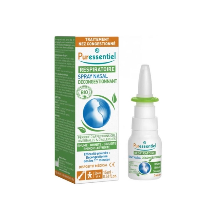 Puressentiel Decongestant Nasal Spray 4  Essential Oils 15ml
