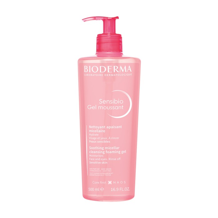 Bioderma Sensibio Sensitive Skin Gel Καθαρισμού 500ml