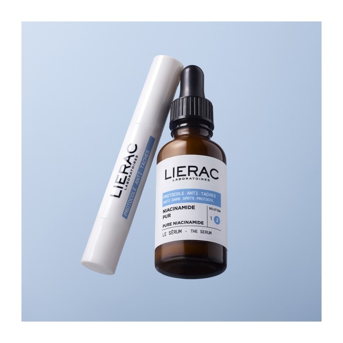 Lierac Promo Protocole Anti-Blemish Serum 30ml & The Velvety Sun Fluid Facial Sunscreen SPF50+ 25ml