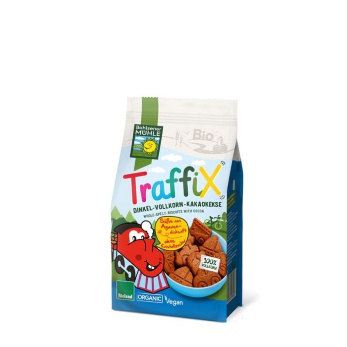Traffix Spelt Sugar-Free Cookies 125g Bio