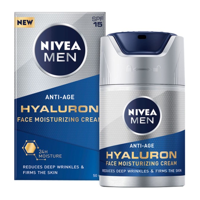 Nivea Men Anti-Age Hyaluron Ενυδατική Κρέμα SPF15 50ml