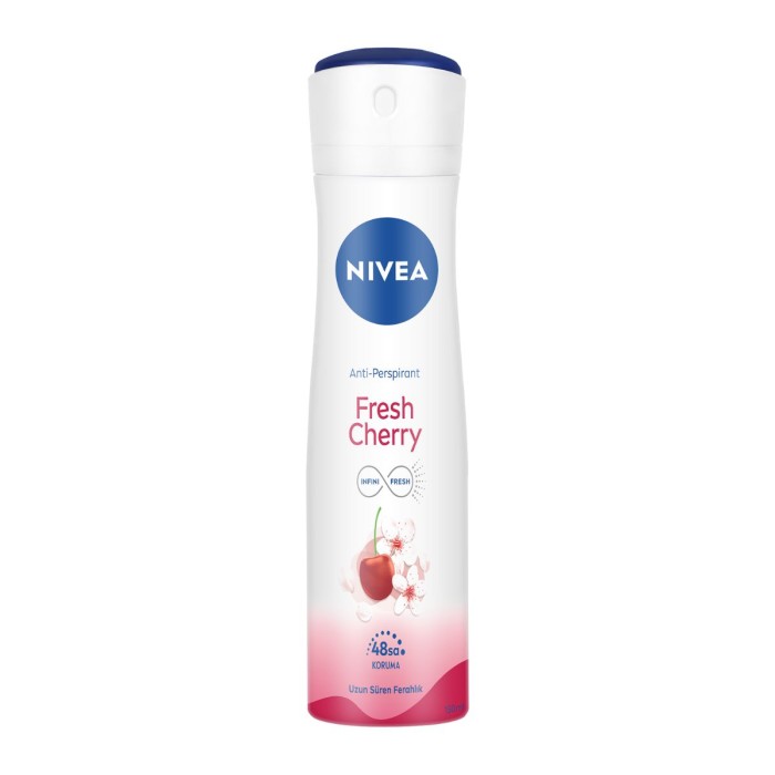 Nivea Fresh Cherry Spray Womens Deodorant 150ml 85322