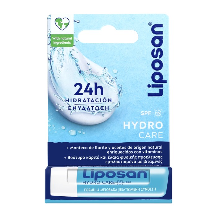 Liposan Hydro Care Lip Balm SPF15 Βάλσαμο Χειλιών 4.8g