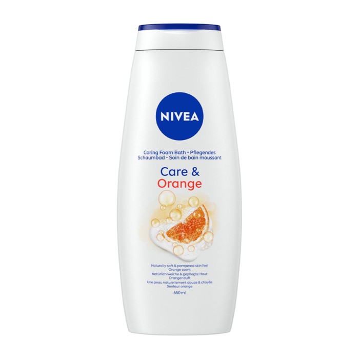 Nivea Care & Orange Αφρόλουτρο 650ml