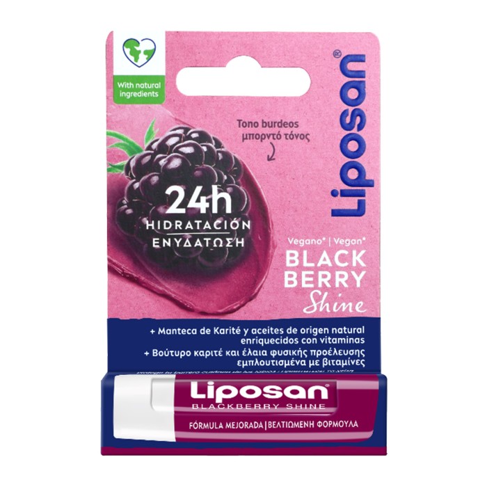 Liposan Black Berry Shine Lip Balm 4.8gr