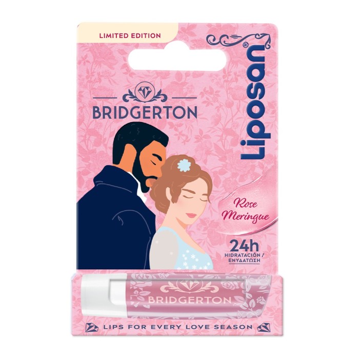 Liposan Limited Edition Bridgerton Rose Meringue Lip Balm 4.8g