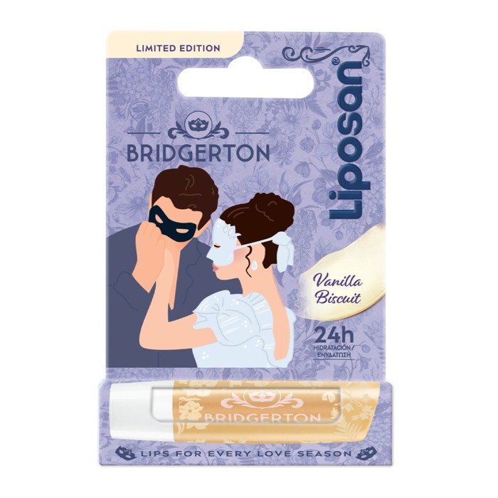 Liposan Limited Edition Bridgerton Vanilla Biscuit Lip Balm 4.8g