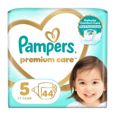 Pampers Premium Care No. 5 (11kg-16kg) Baby Diapers 44pcs