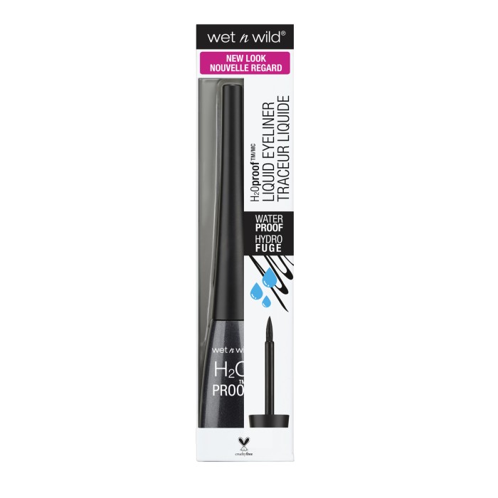 Wet n Wild H2O Proof Felt Tip - Υγρό Eyeliner Black 5gr