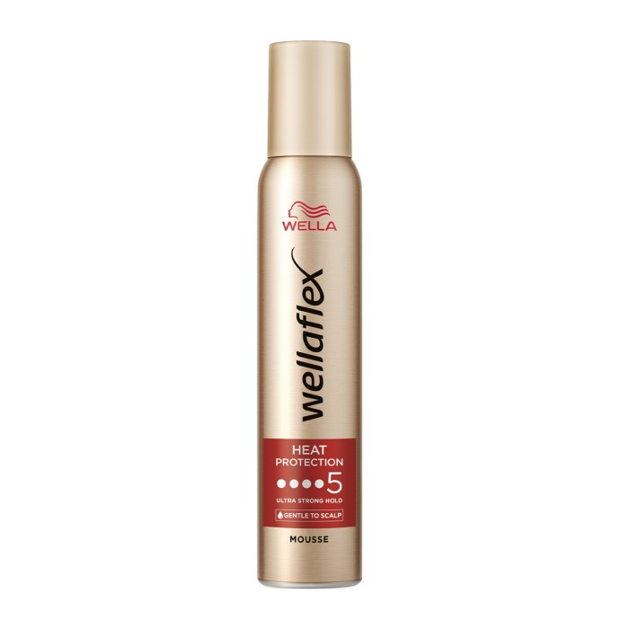 Wella Wellaflex Heat Protection Ultra Strong Hair Mousse 200ml
