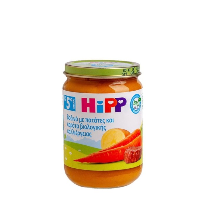 Hipp Baby Meal with Beef - Potatoes - Carrots 190gr