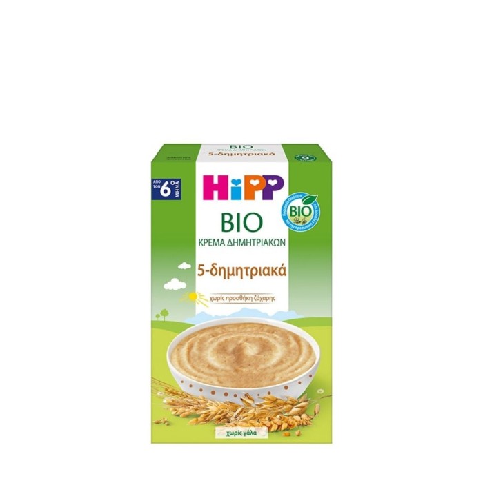 Hipp Bio 5 Cereal Cream without Milk 6m+ 200gr