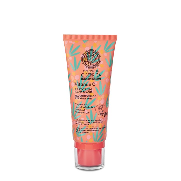 Natura Siberica Oblepikha C-Berrica Μάσκα Προσώπου για Επανόρθωση 100ml