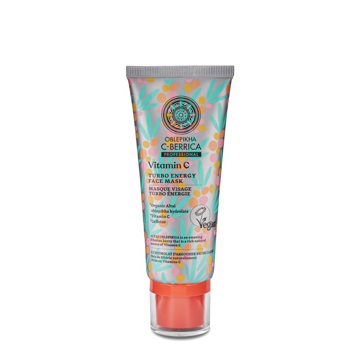 Natura Siberica Oblepikha C-Berrica Turbo Energy Μάσκα Προσώπου 100ml