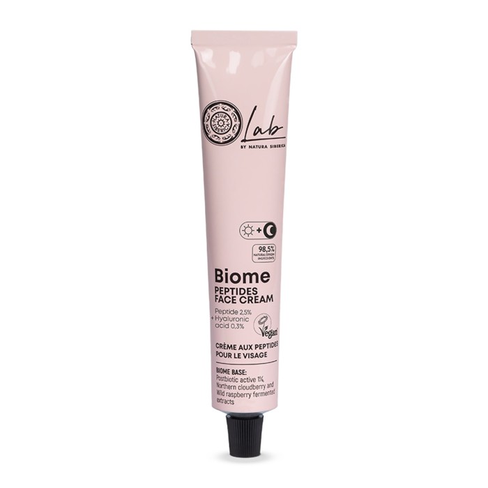 Natura Siberica Κρέμα προσώπου Lab Biome με Πεπτίδια 50ml