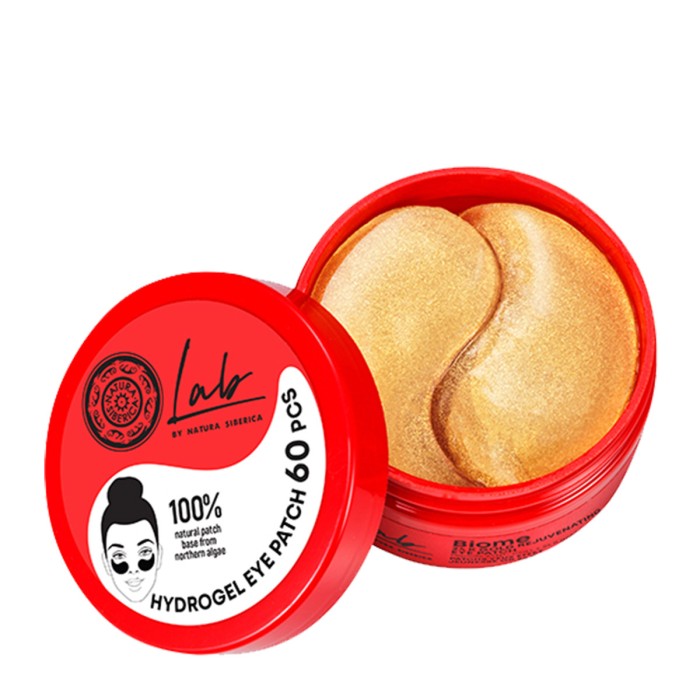 Natura Siberica Lab Biome Eye Patches για Αναζωογόνηση με Χρυσό 24Κ 60τμχ