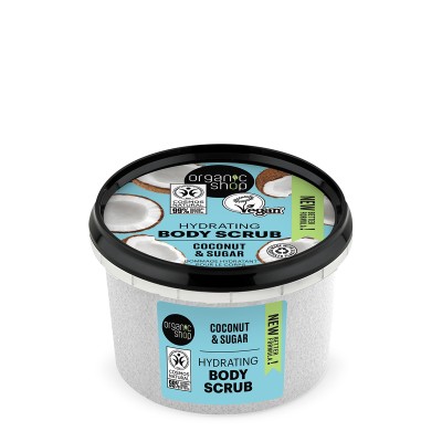 Organic Shop Ενυδατικό Απολεπιστικό Σώματος Coconut, 250ml