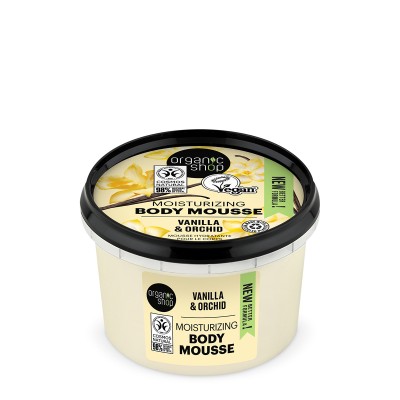 Organic Shop Μους Σώματος Bourbon Vanilla, 250ml