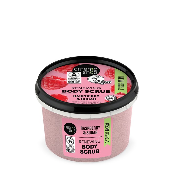 Organic Shop Απολεπιστικό Σώματος Raspberry Cream, 250ml