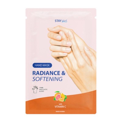 Stay Well Radiance & Softening Hand Mask C Vitamin Complex Μάσκα Χεριών