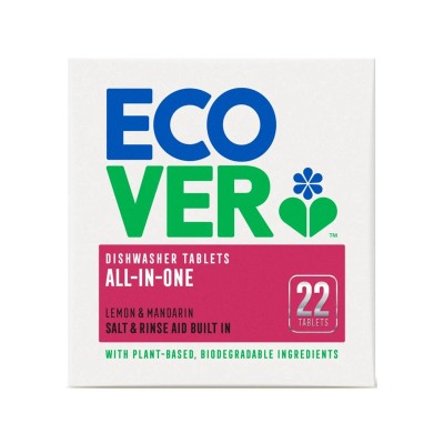Ecover All-in-One Dishwasher Detergent Tablets 22tabs