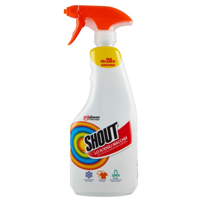 Bio Shout Trigger Stain Remover Cleaner 500ml