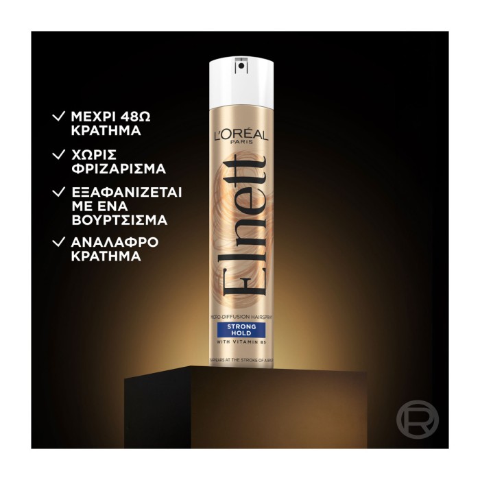 LOreal Paris Elnett Extra Strength - Λακ για Δυνατό Κράτημα, 400ml