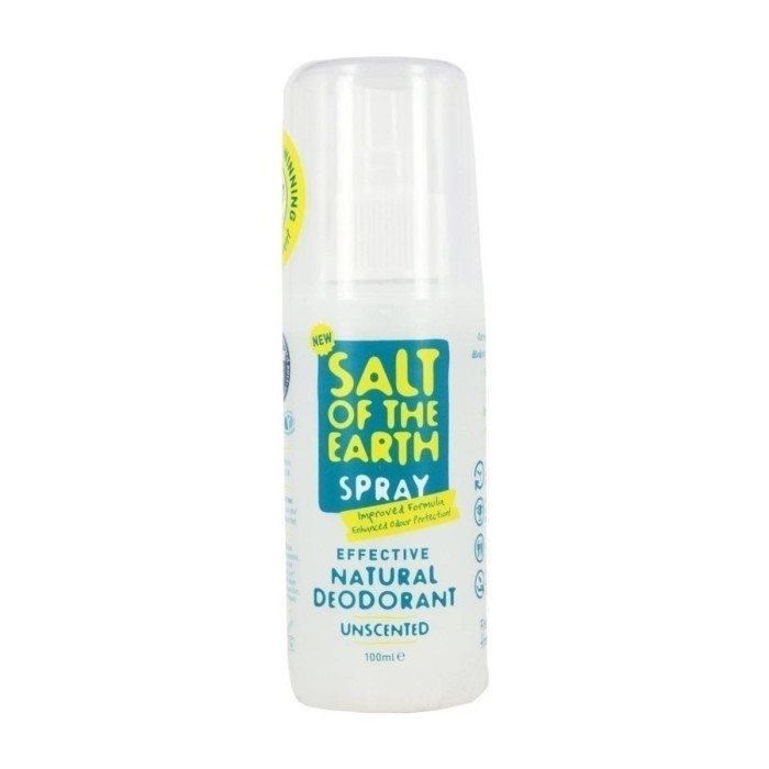 Salt of the Earth Unscented Natural Αποσμητικό Spray 100ml