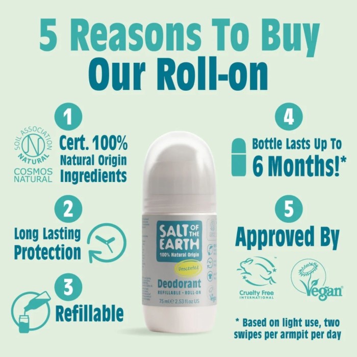 Salt of the Earth Deodorant Refill 75ml