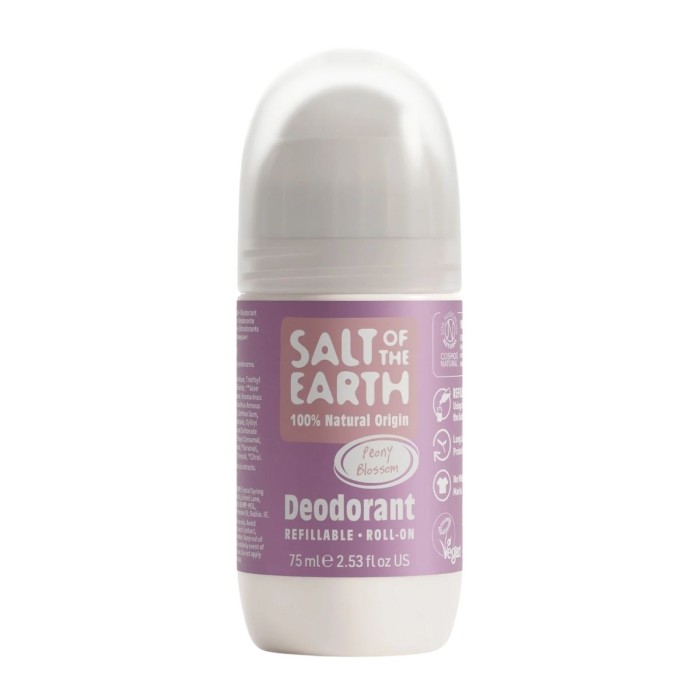 Salt of the Earth Peony & Blossom Αποσμητικό Επαναγεμιζόμενο 75ml