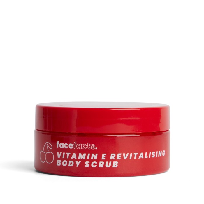 Face Facts Cherry Bliss Vitamin E Revitalising Body Scrub – Αναζωογονητικό Scrub Σώματος με Βιταμίνη Ε & Άρωμα Κεράσι (2