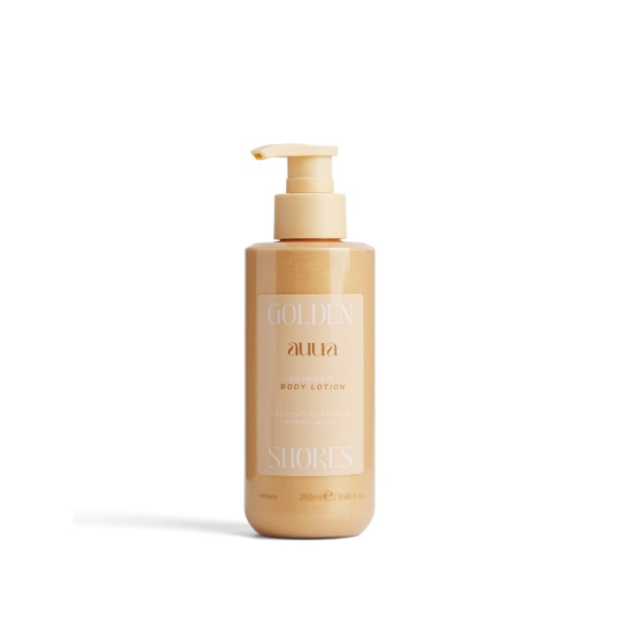 Auura Golden Shores Κρέμα Σώματος με Λάμψη (Shimmer) 250ml