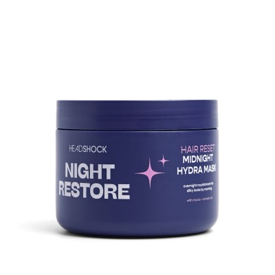 Headshock Night Restore Hair Reset Midnight Hydra Mask 300ml