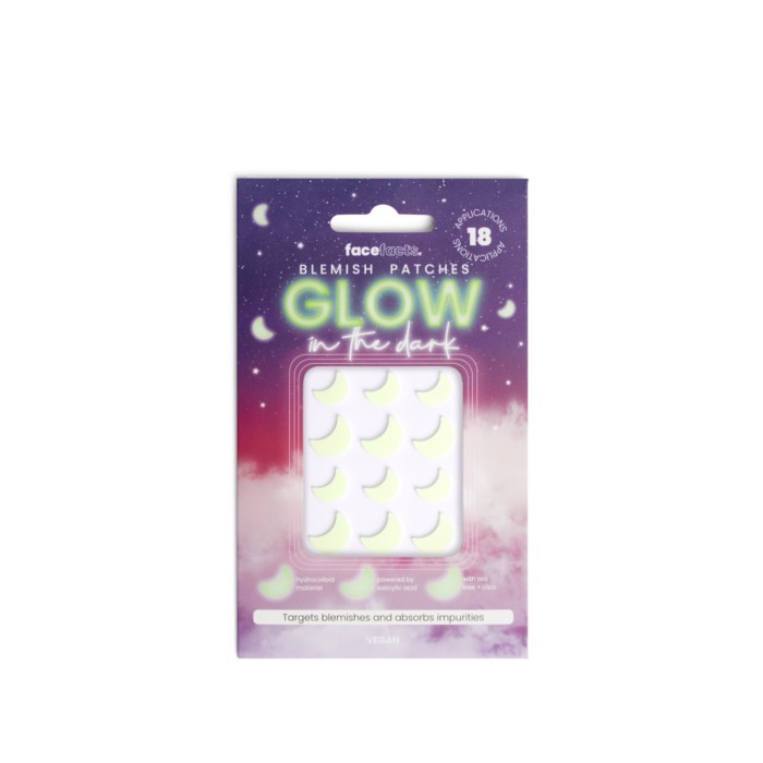 Face Facts Blemish Patches - Glow In The Dark Moons 18 patches
